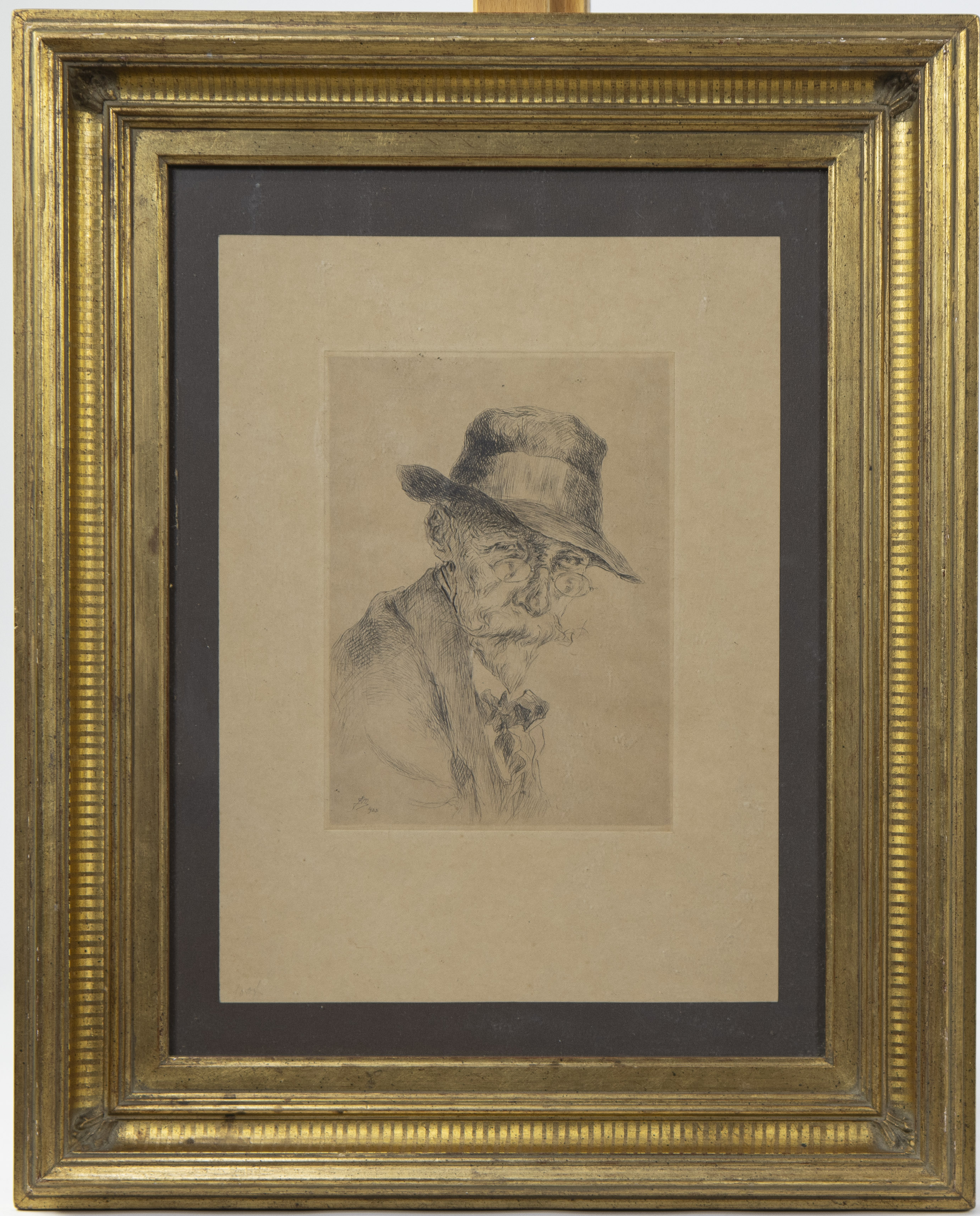 Jenny MONTIGNY (1875-1937), etching Emile Claus, monogrammed and dated 1923 - Image 2 of 3