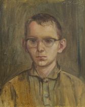 Camiel D'HAVE (1926-1980), oil on canvas Boy portrait, signed and dated '69