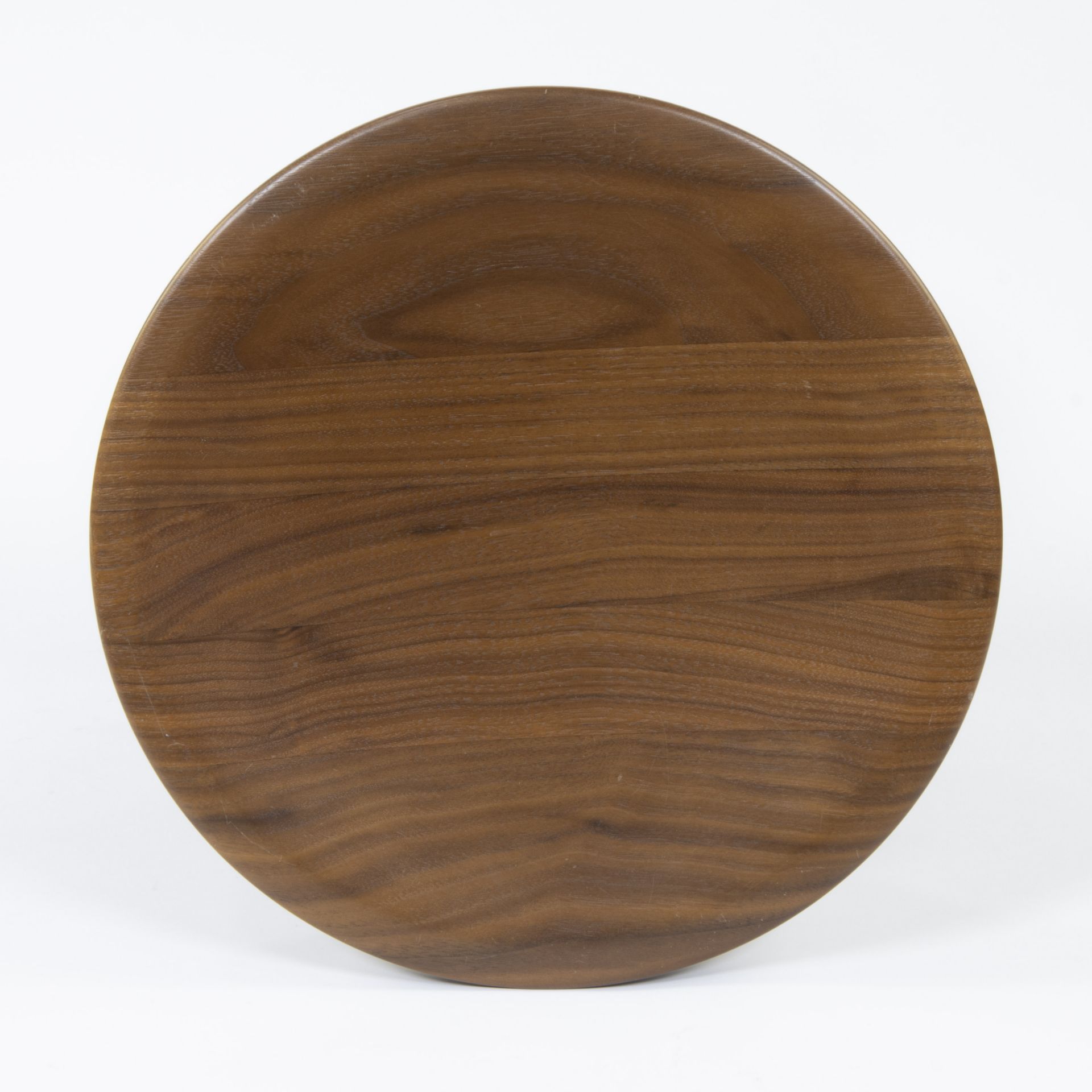 Eames stool in solid walnut, model B 1960, published by Vitra, design by Charles and Ray Eames - Bild 5 aus 6