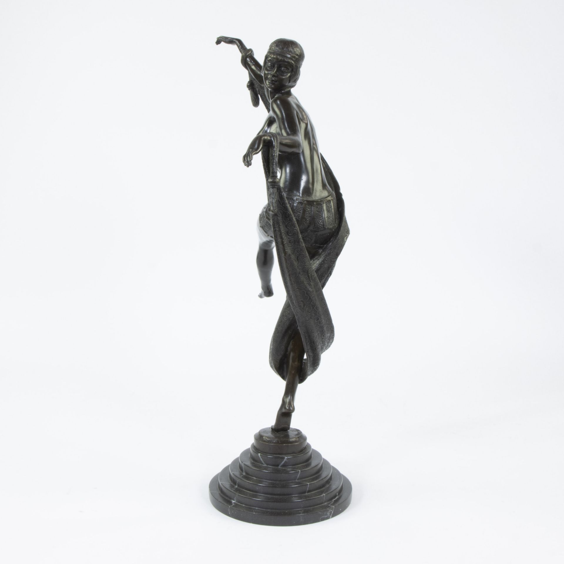 Fanny ROZET (1881-c.1921), bronze sculpture of a dancer, signed, posthumous cast - Image 4 of 5