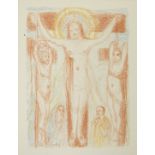 James ENSOR (1860-1949), lithograph from the series Scènes de la vie du Christ, Le Christ entre les