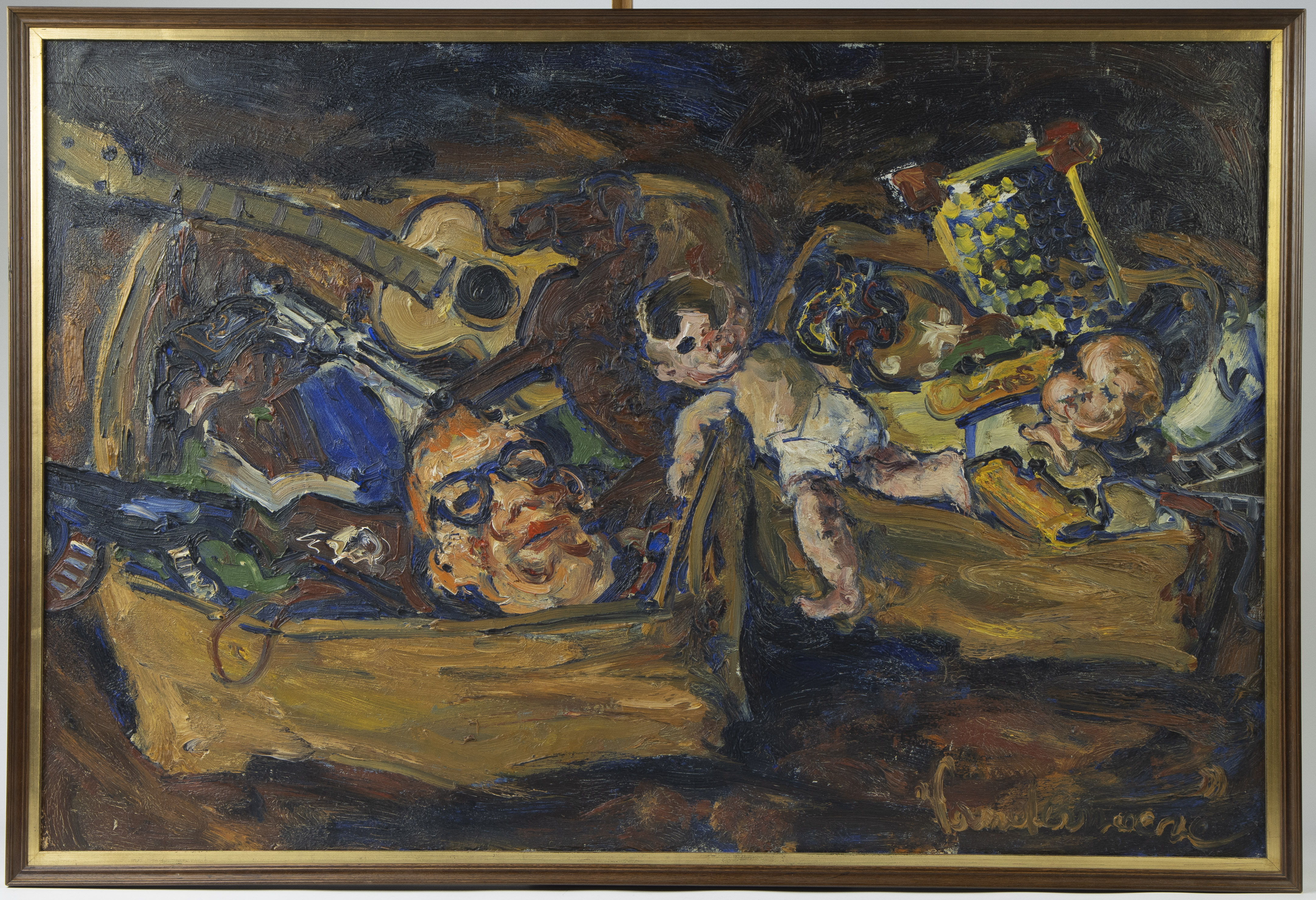 Henri VANDERMOERE (1939), oil on canvas Composition with dolls and toys, signed - Image 2 of 4