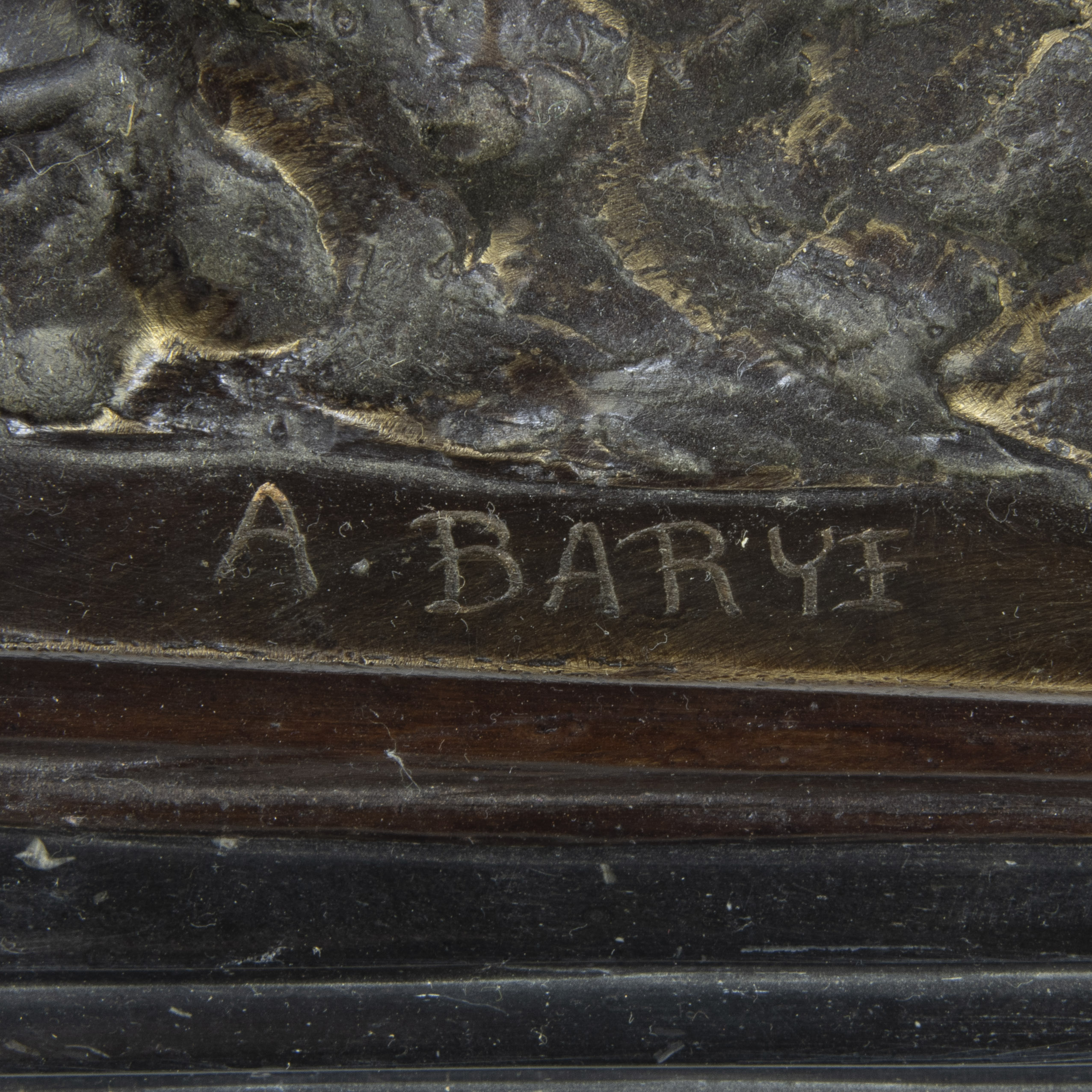 Antoine Louis BARYE (1796-1875), bronze group of a bull with a cow, signed - Image 4 of 5