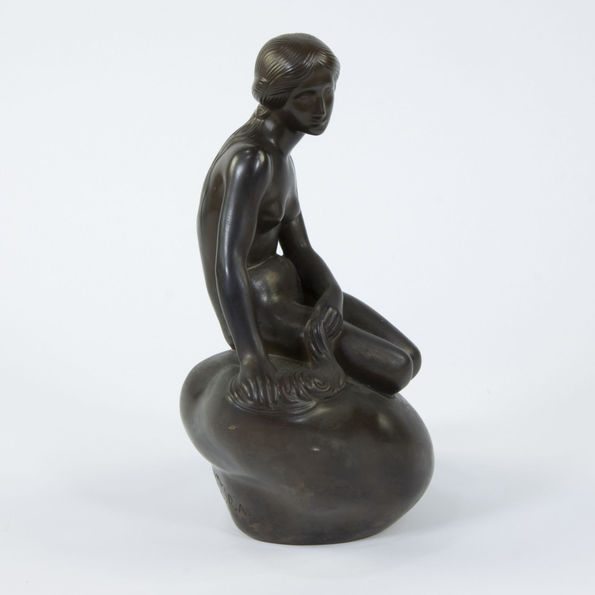 Edvard ERIKSEN (1876-1959), bronze sculpture The Little Mermaid, signed - Image 2 of 5