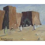 Raoul WIELMAKER (1887-1973), oil on panel Oriental view, signed