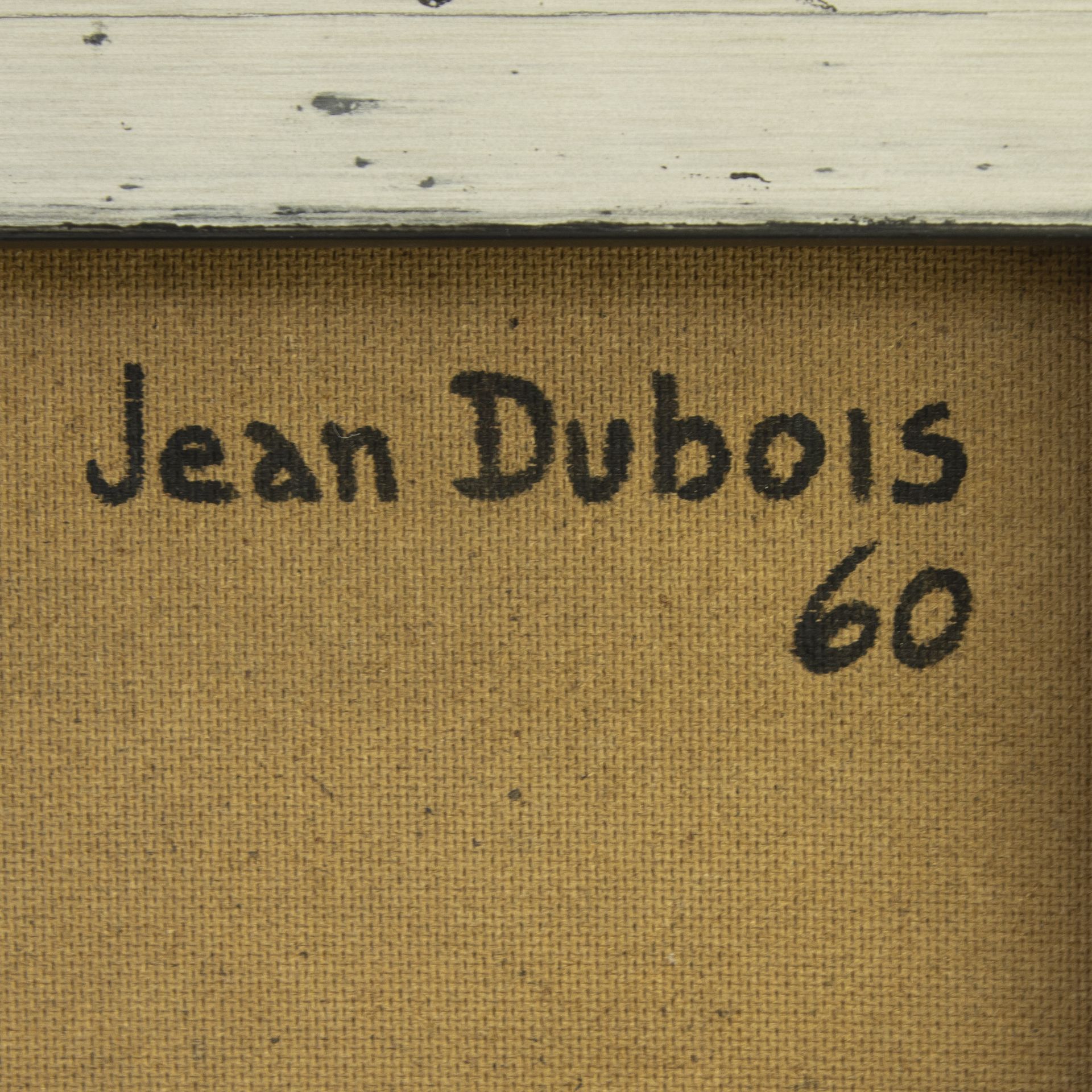 Jean DUBOIS (1923-1990), oil on panel Composition, signed and dated '60 - Image 4 of 4