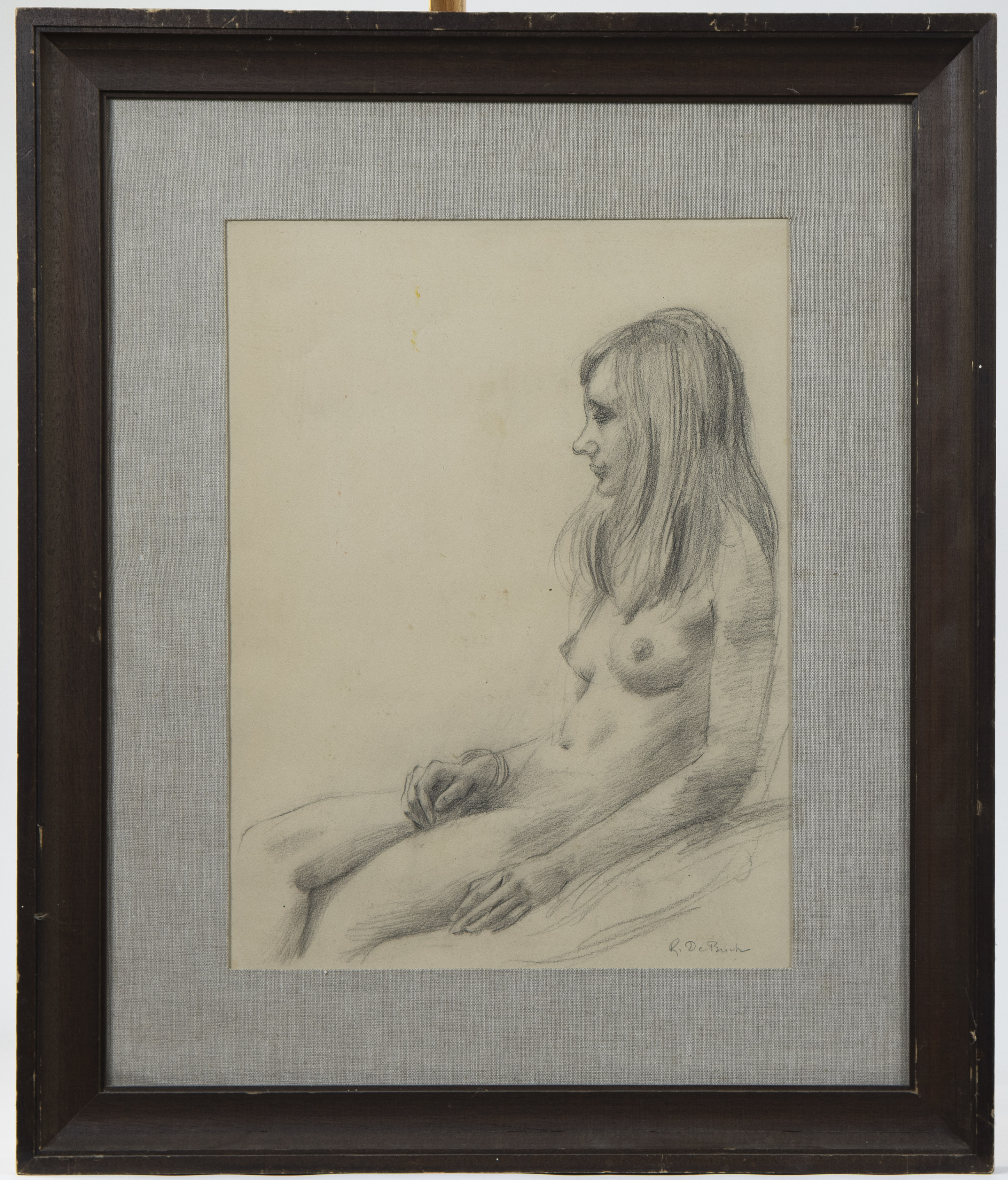 Raphael DE BUCK (1902-1986), 2 watercolours and a drawing, signed - Image 2 of 10