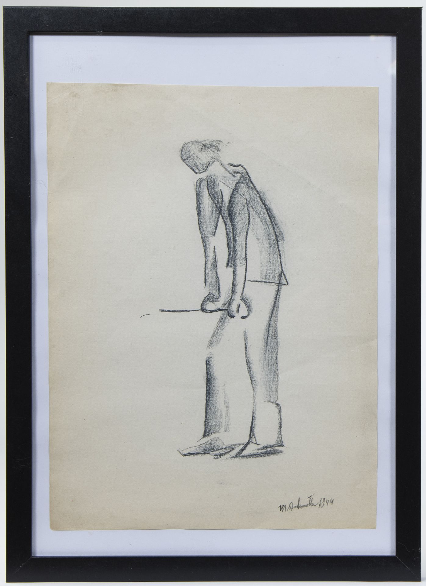 Marcel DELMOTTE (1901-1984), 3 drawings, signed and dated 1944 - Image 5 of 10