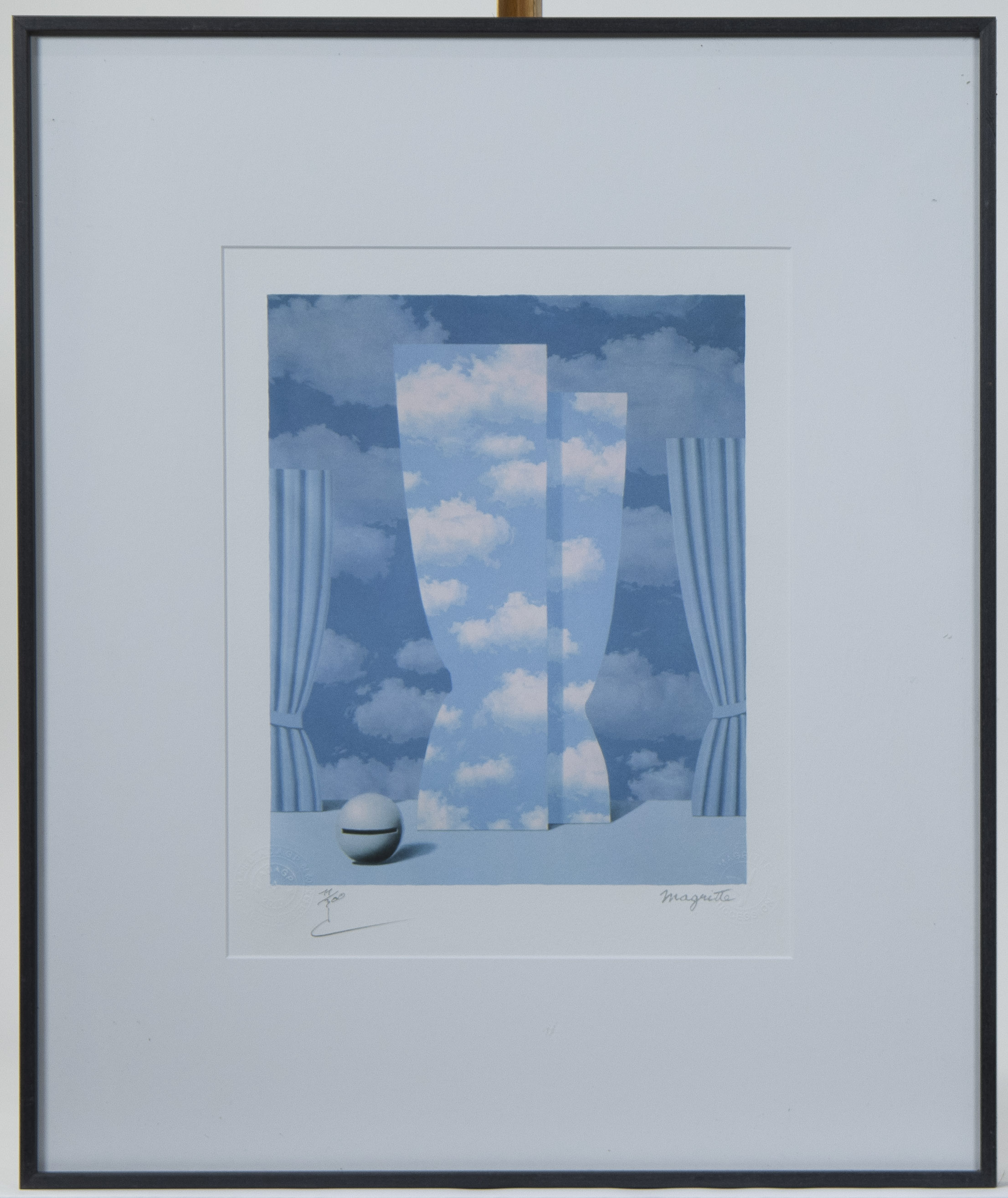 René MAGRITTE (1898-1967), lithograph after a 1962 work 'La peine perdue', numbered 11/300 and beari - Image 2 of 4