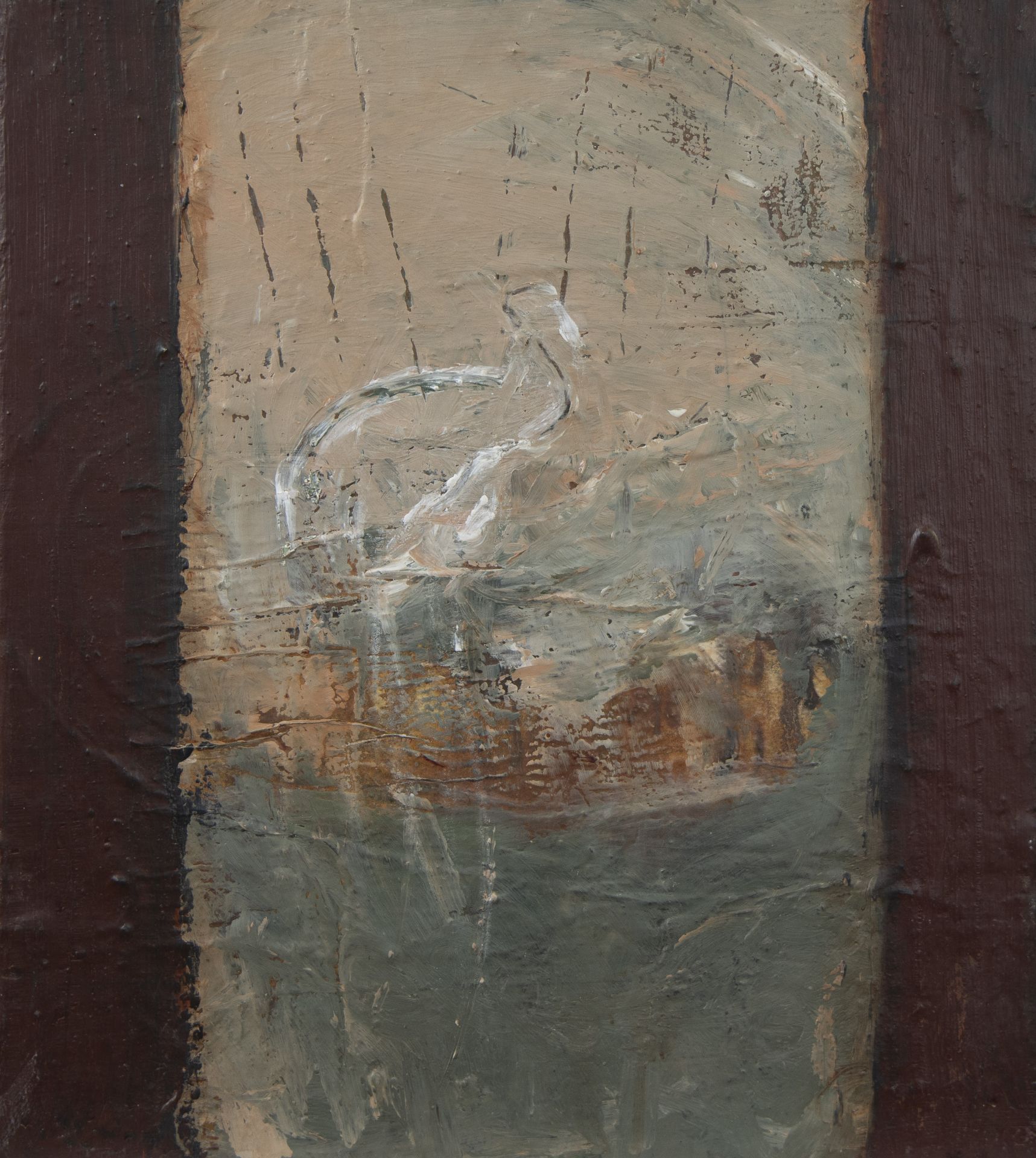 Gert VAN WEYENBERG (1966), oil on canvas Untitled, signed and dated 1993 verso