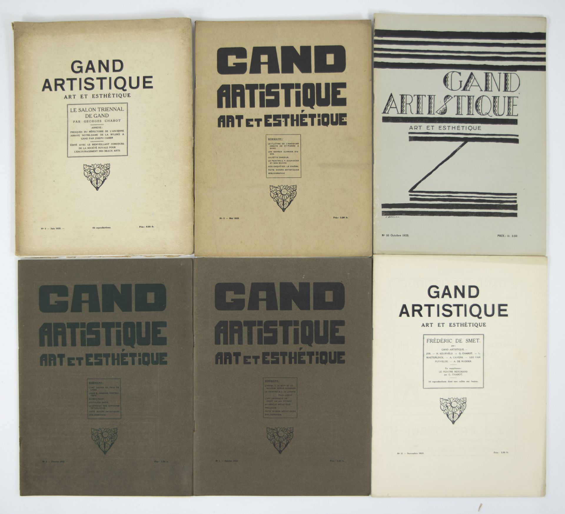 Art magazine GAND ARTISTIQUE volume 1925 (11 volumes) - Bild 2 aus 3