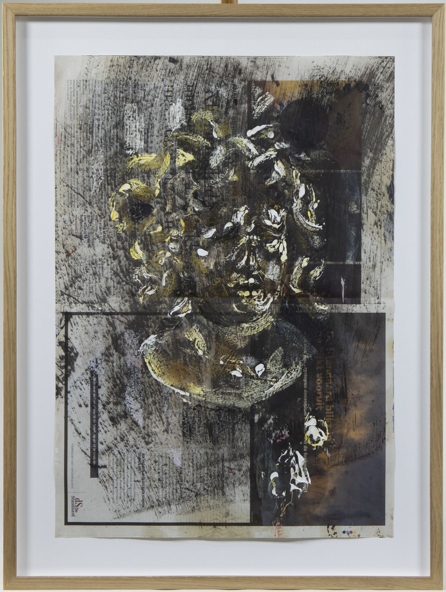 Matthieu RONSSE (1981), mixed media 'LOSING 'HIM' (ALLEZ RETOUR), signed and dated 2020 - Image 2 of 3