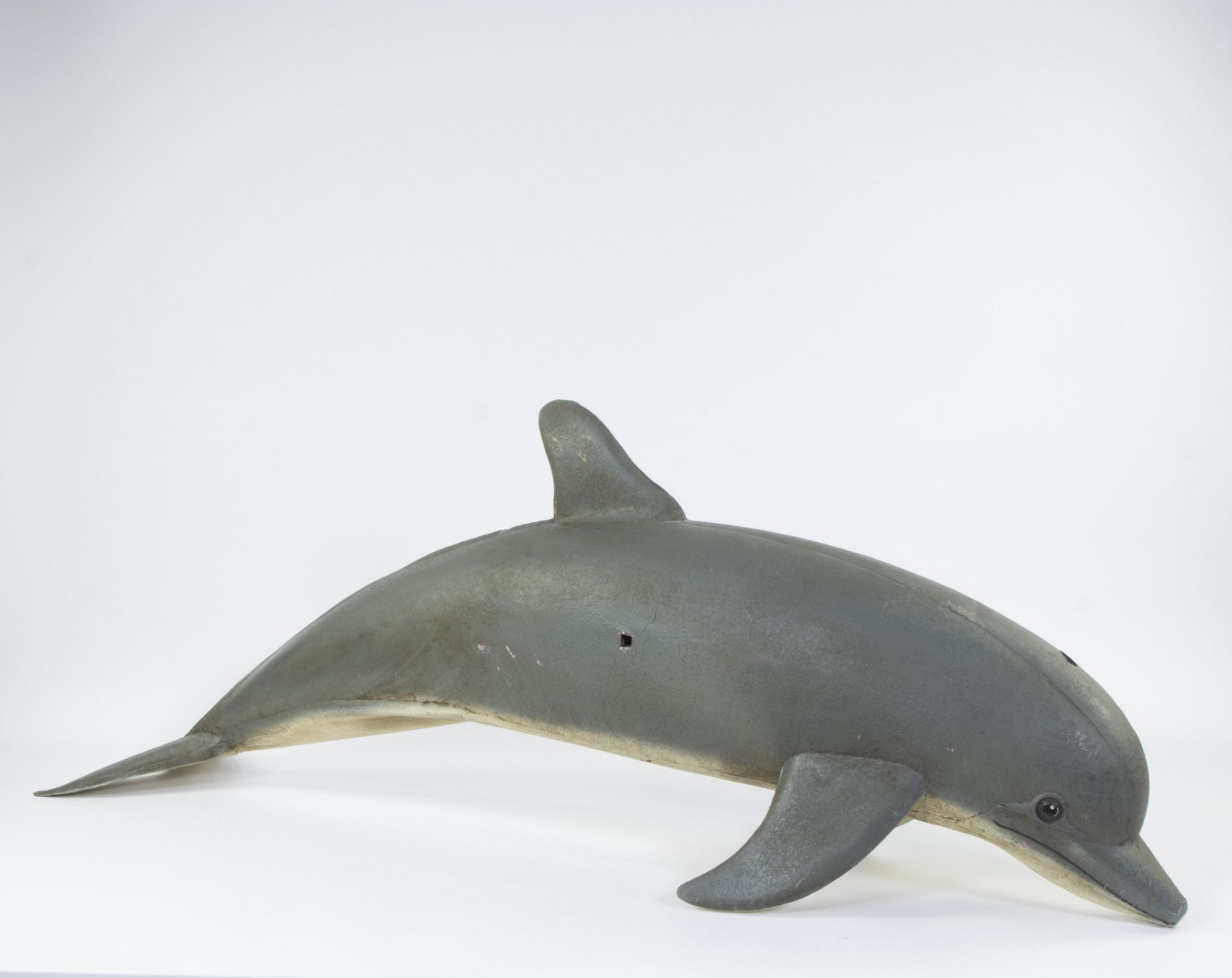 Metal dolphin, ornament from a child's mill, French, Circa 1920 - Image 3 of 3