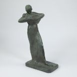 George MINNE (1866-1941), bronze Mother and child, signed and dated 1928