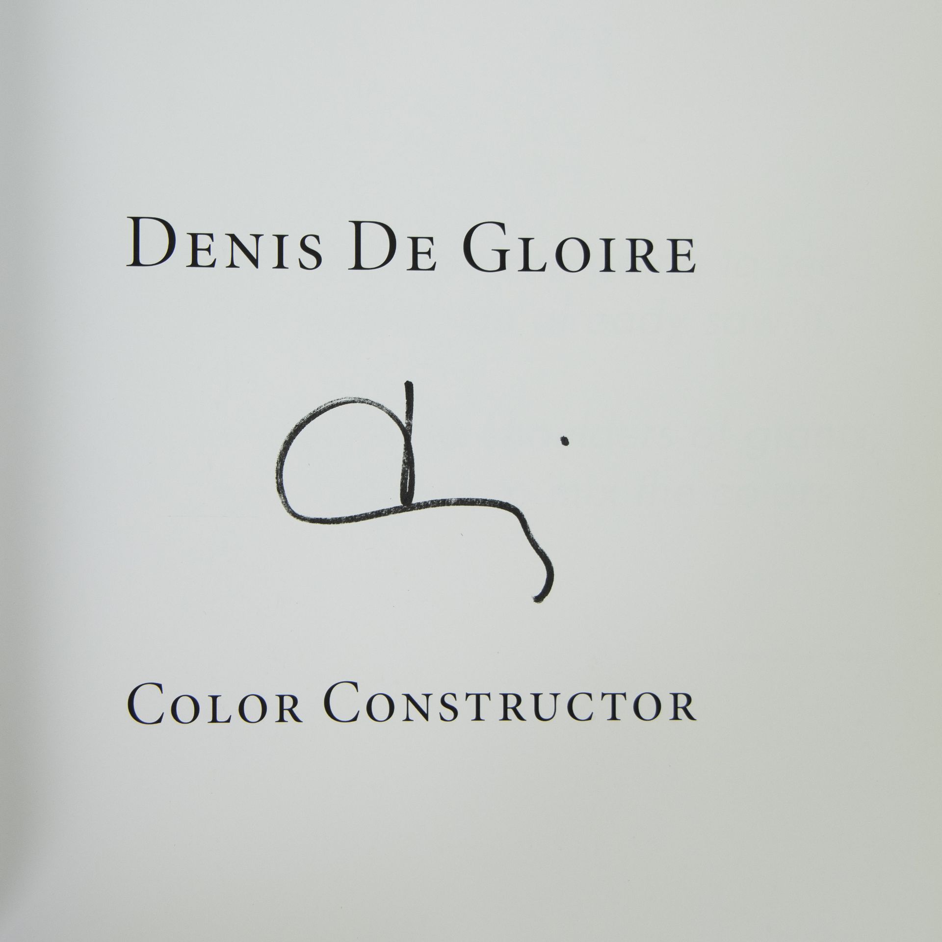 Denis DE GLOIRE (1959), book Color Constructor with painted cover (on canvas), signed and dated 2016 - Bild 3 aus 5