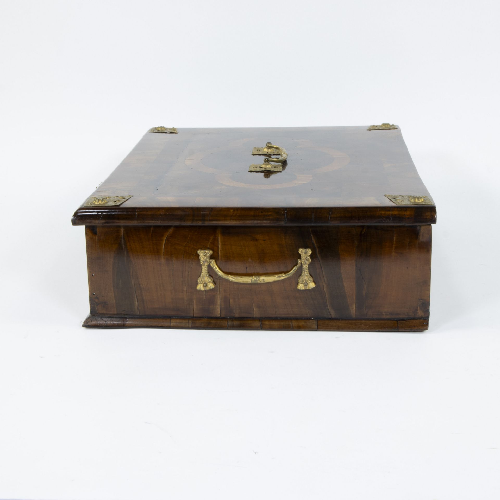 18 th century decorative case in oak with walnut veneer, Netherlands - Image 3 of 7