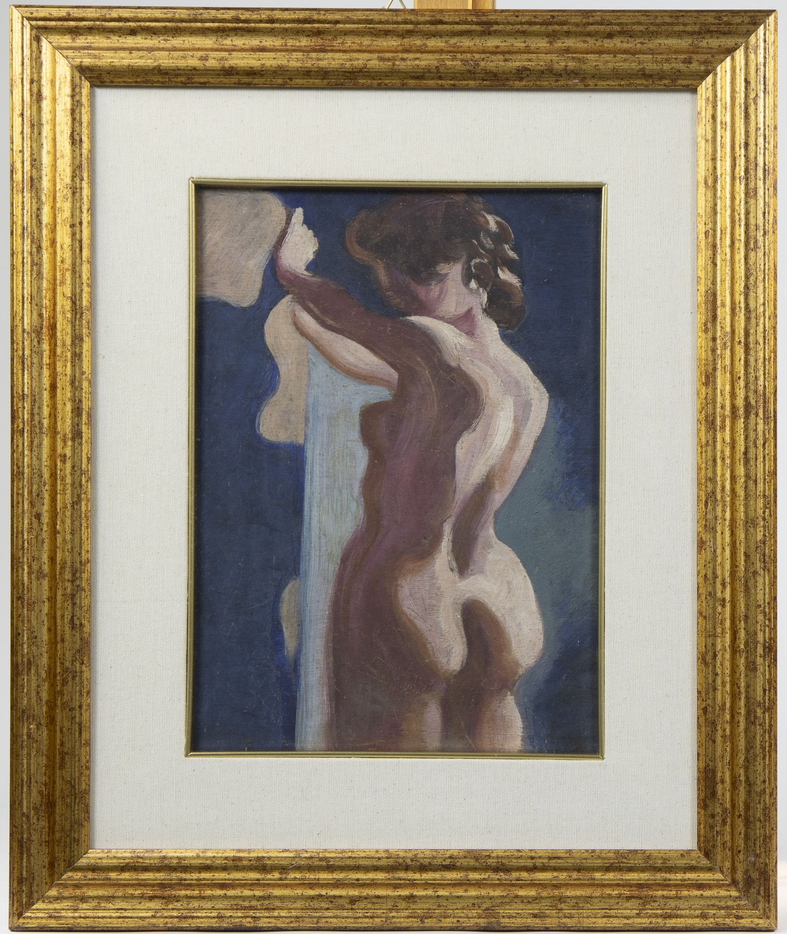 Alice FREY (1895-1981), oil on panel Reclining nude, signed - Image 2 of 4