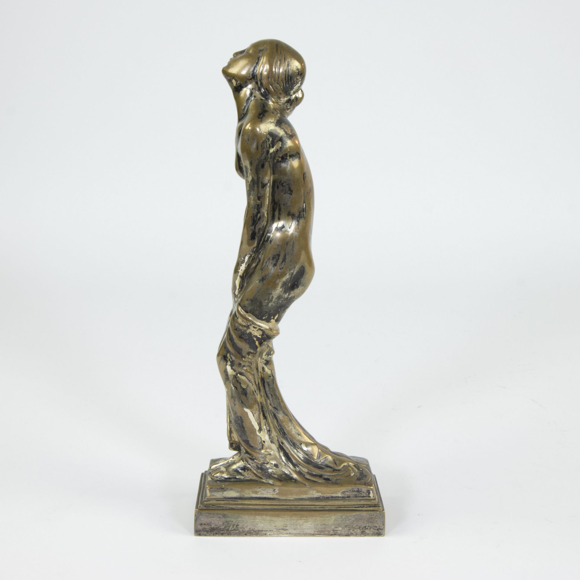 Geo VERBANCK (1881-1961), bronze sculpture 'Le désir', signed - Image 3 of 6