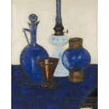 Rik SLABBINCK (1914-1991), oil on canvas Still life with oil lamp, signed