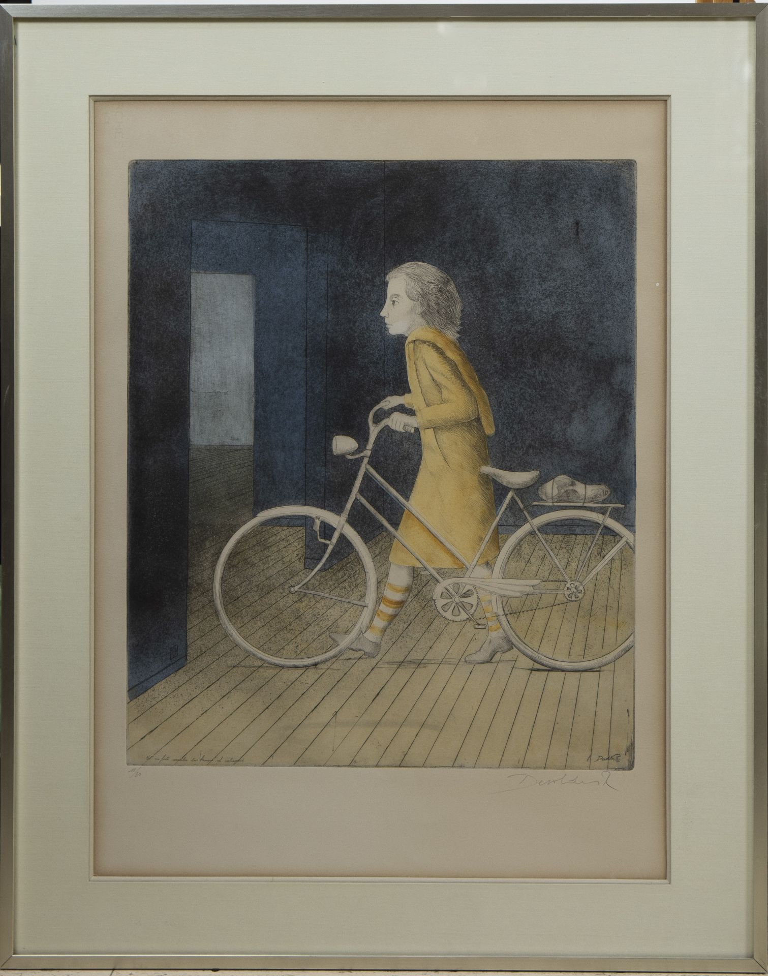 Roland DEVOLDER (1938), etching and 2 drawings, signed - Bild 6 aus 9