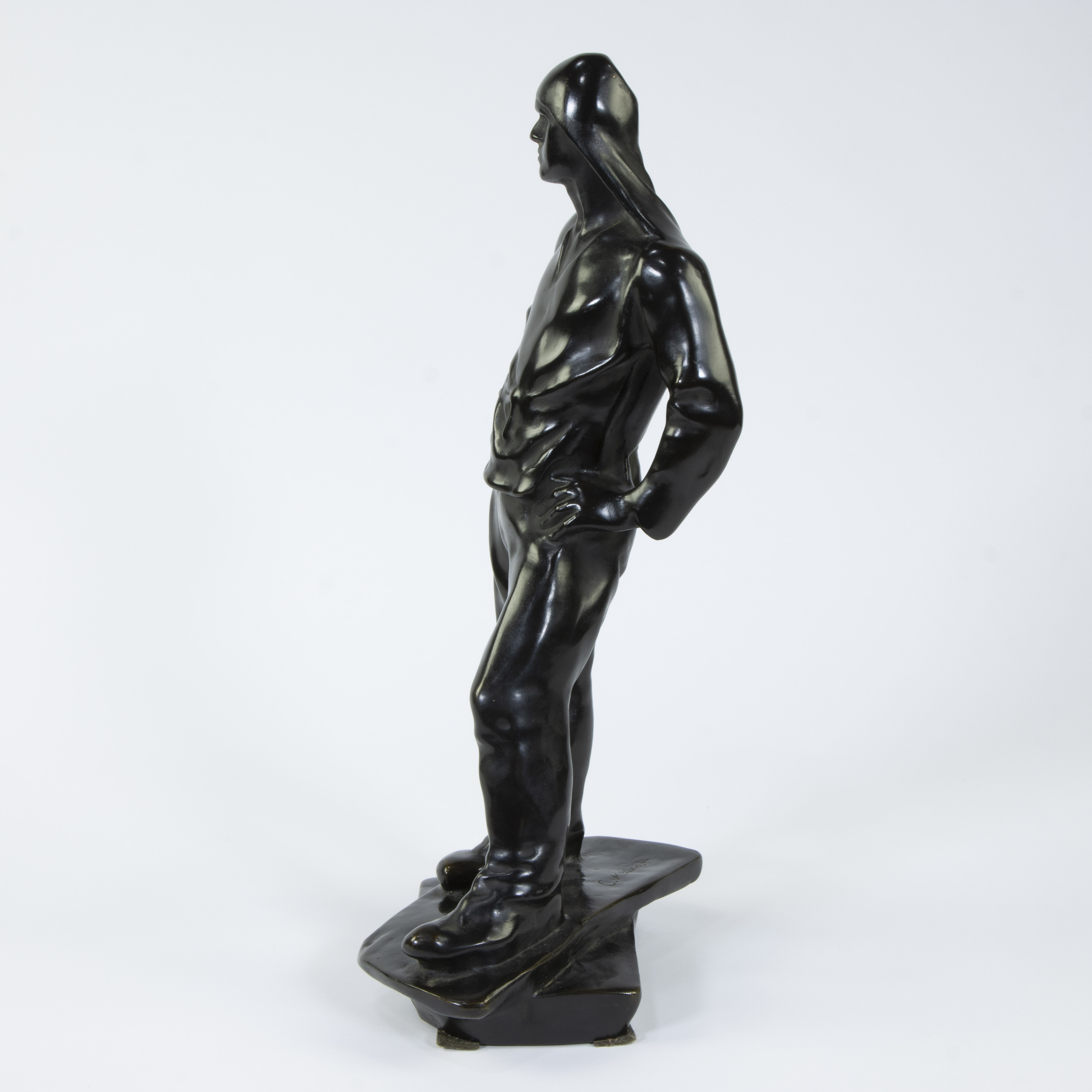 Constantin Emile MEUNIER (1831-1905), bronze Le Débardeur, signed - Image 2 of 5