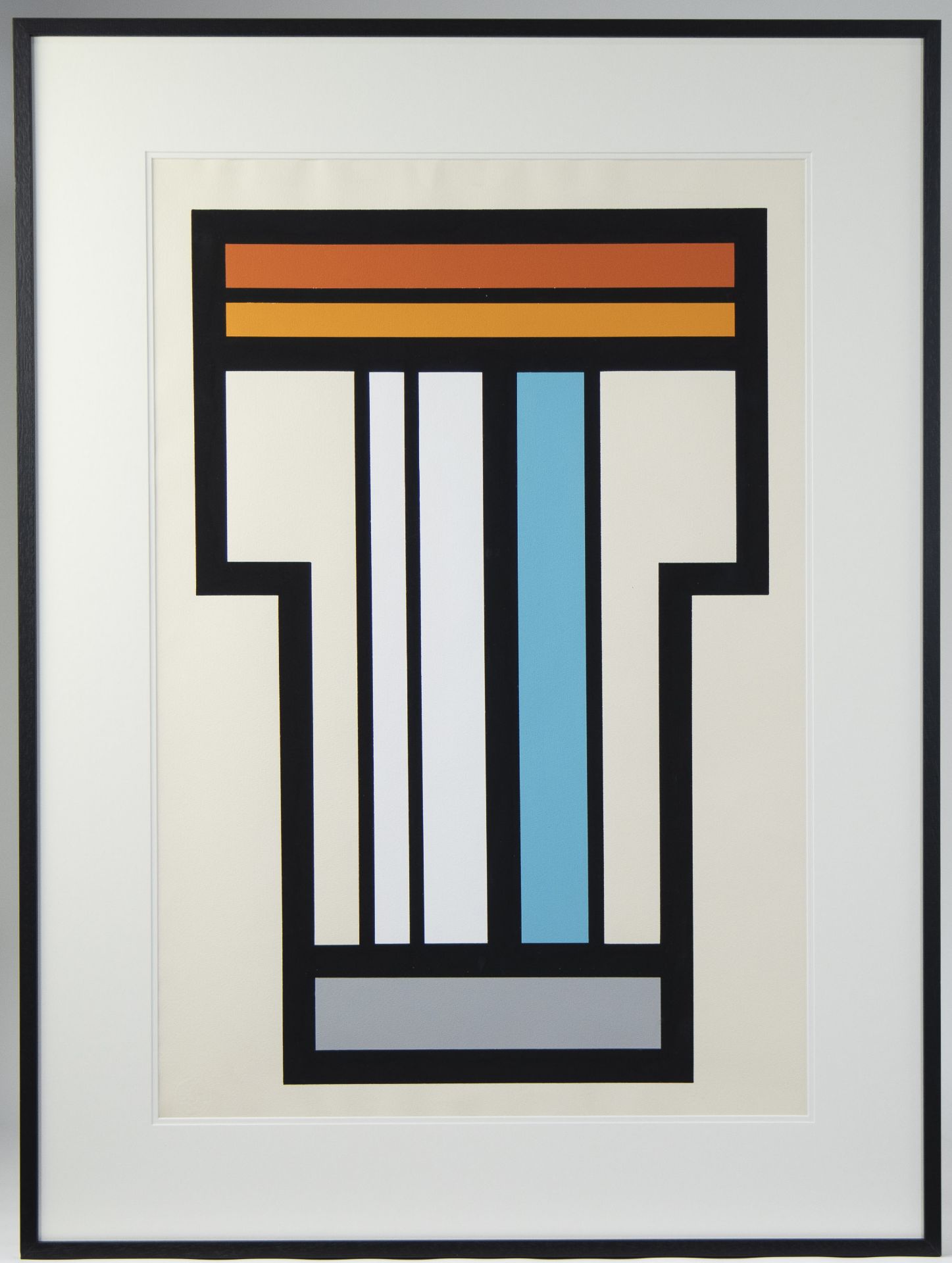 Guy VANDENBRANDEN (1926-2014), gouache Untitled, signed verso - Image 2 of 3