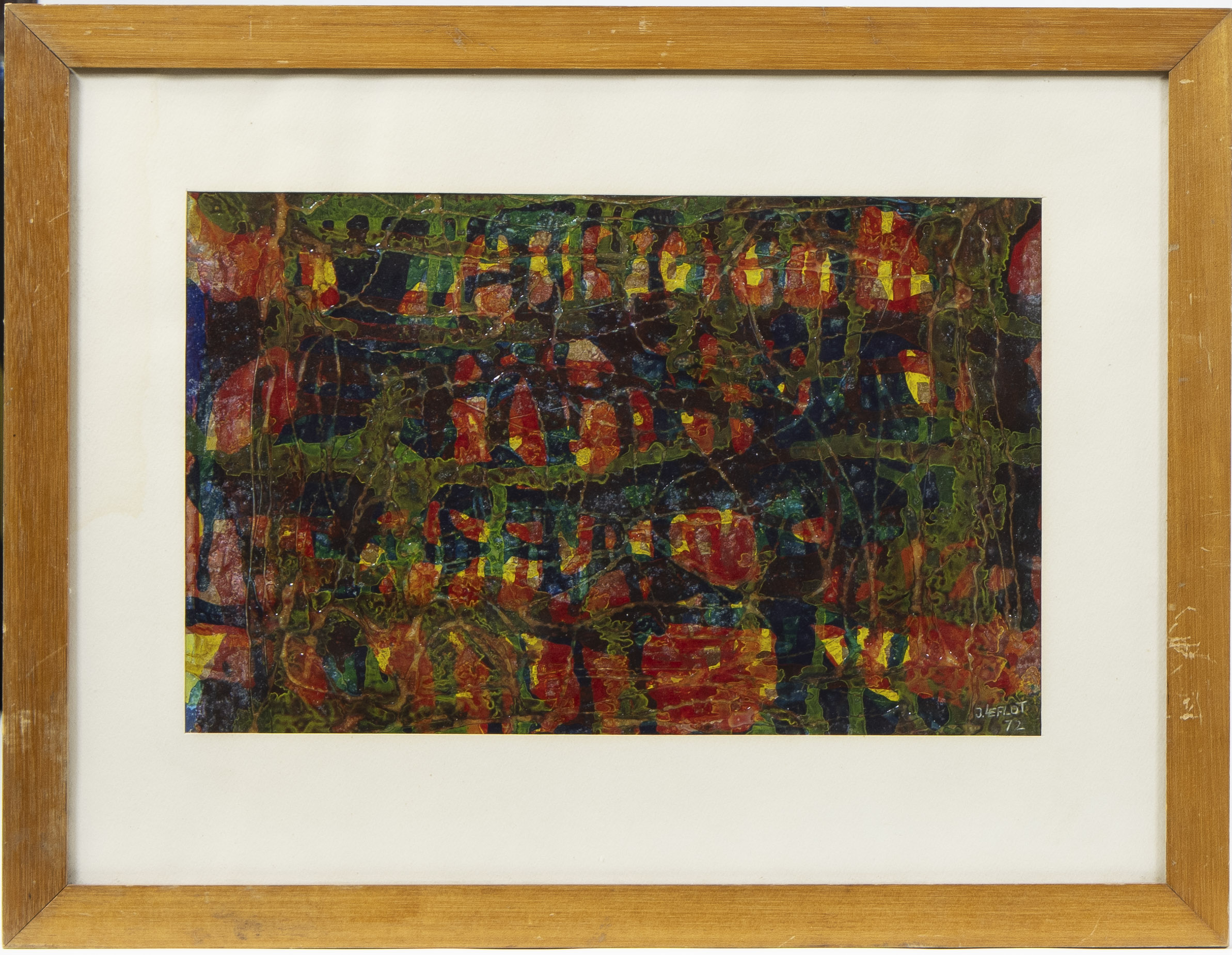 José LEFLOT (1935), oil on paper Untitled, signed and dated '72 - Image 2 of 3