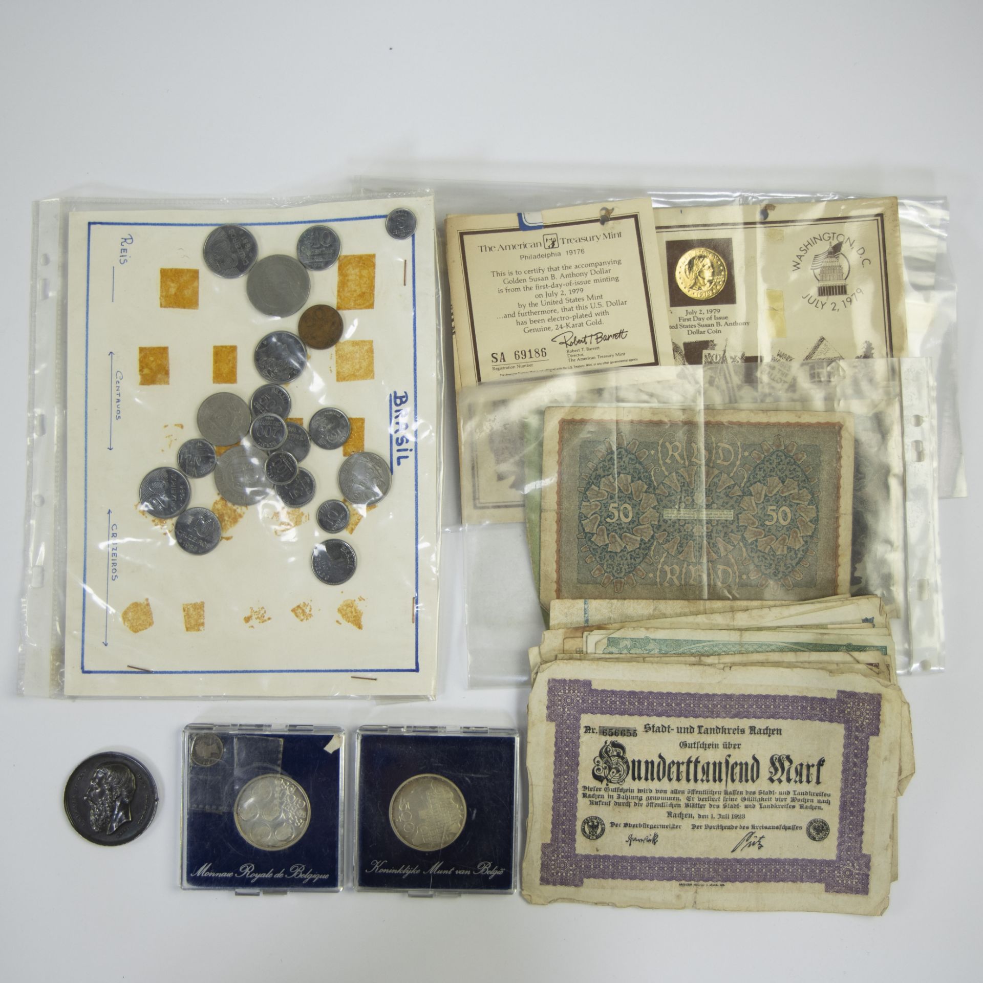 Large collection of coins and banknotes - Bild 4 aus 6
