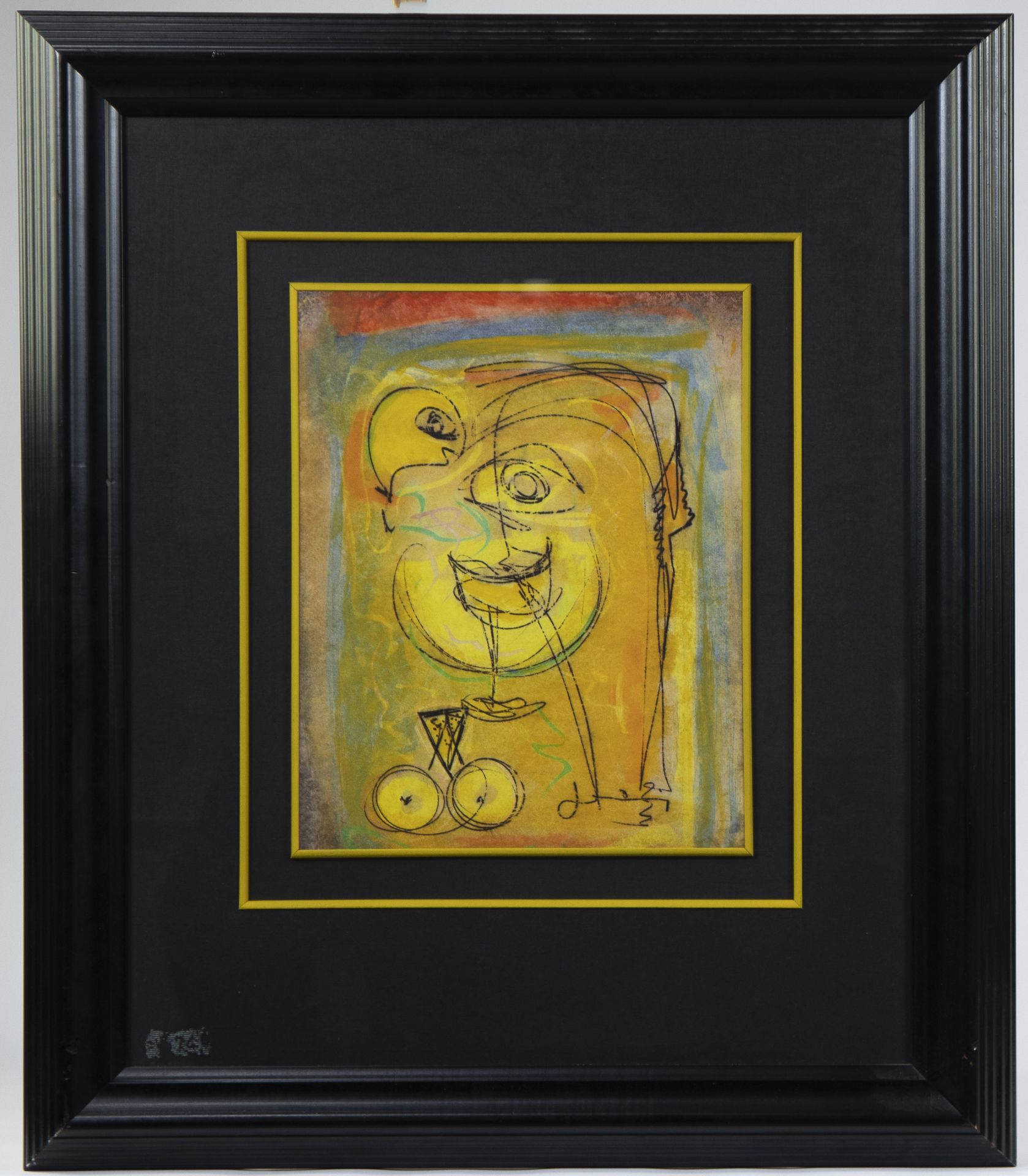 Jan Latinne (1939 Hamont), mixed media on paper Untitled, signed - Bild 2 aus 3