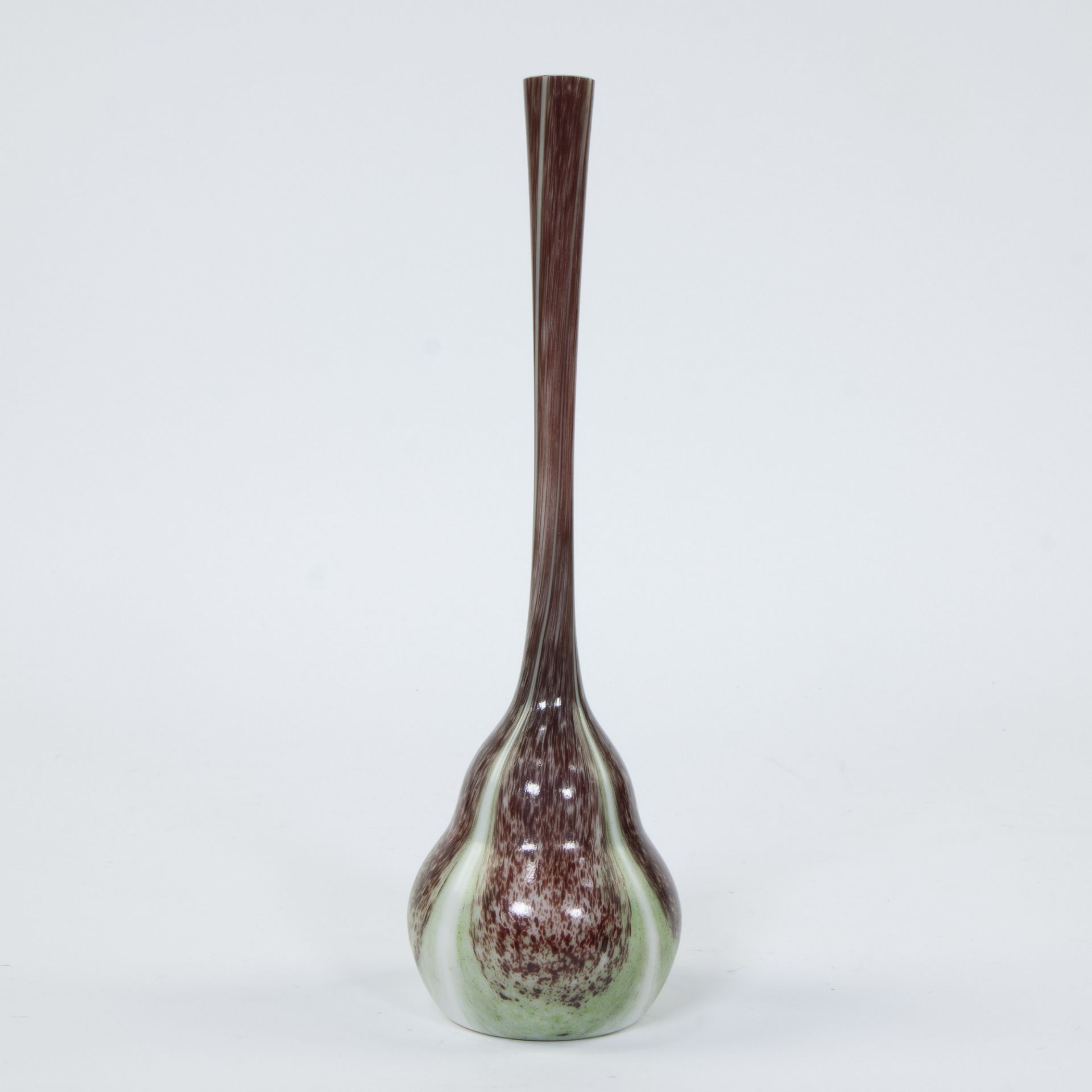 Val Saint Lambert soliflore onion vase in glass paste, marked - Bild 4 aus 5