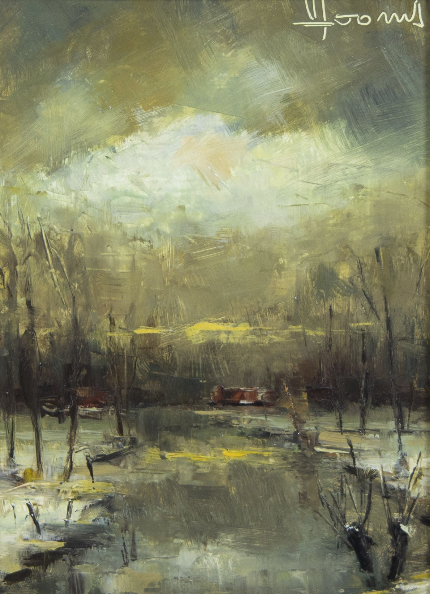Vic DOOMS (1912-1994), lot of 4 works oil on board Landscapes, signed - Bild 3 aus 15