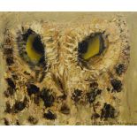 Alfons VAN MEIRVENNE (1932), oil on canvas Owl, signed and dated 1962