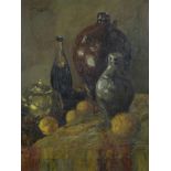 oil on canvas Still life with jug, signed and dated '28