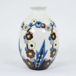 Ceramic vase Boch Keramis with decor of stylised flowering branches D1263