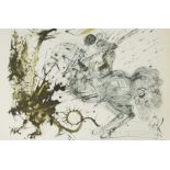 Salvador DALI (1904-1989), colour lithograph St. Georges et le Dragon, numbered 449/2500 and signed
