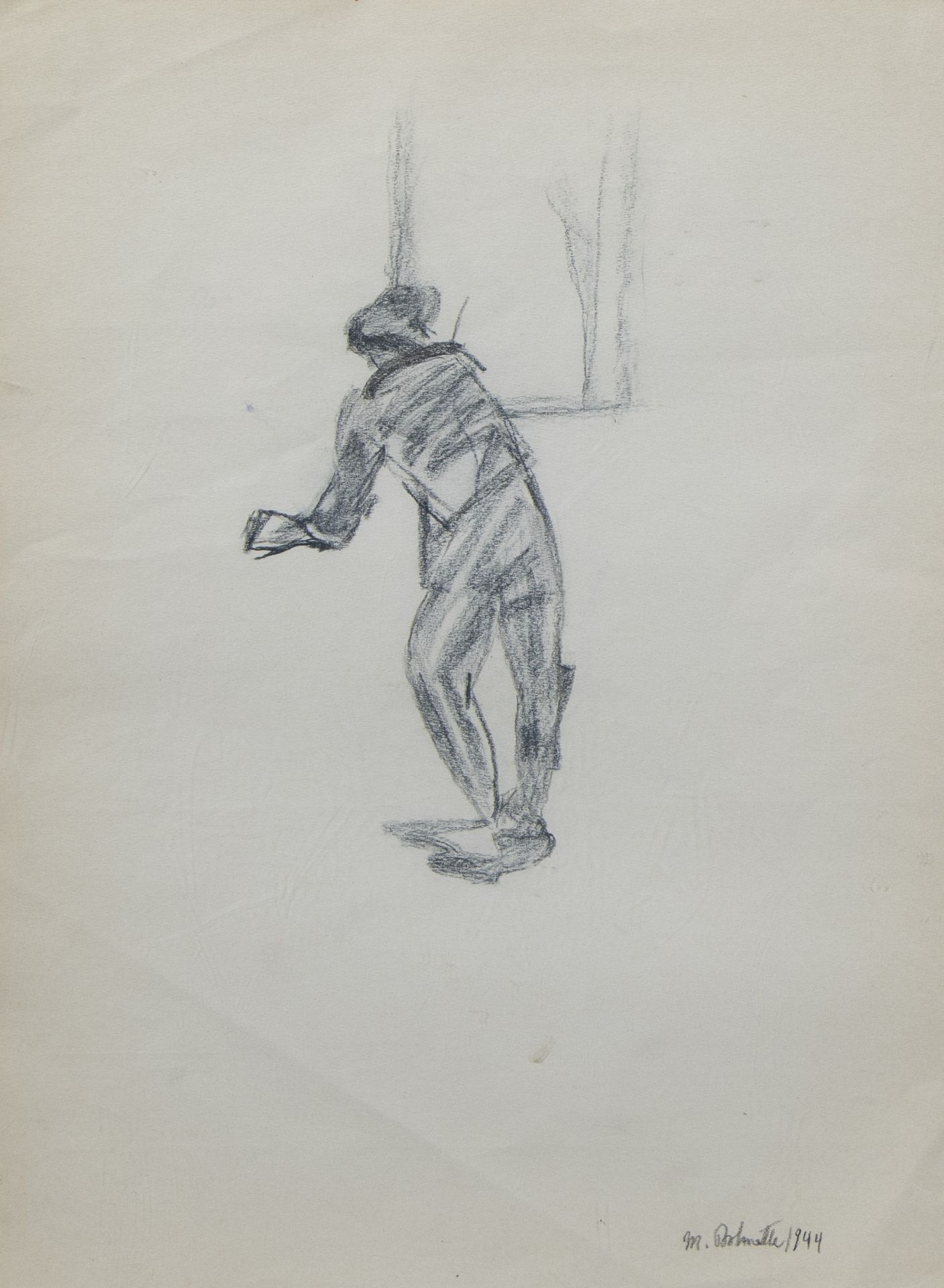 Marcel DELMOTTE (1901-1984), 3 drawings, signed and dated 1944 - Image 3 of 10