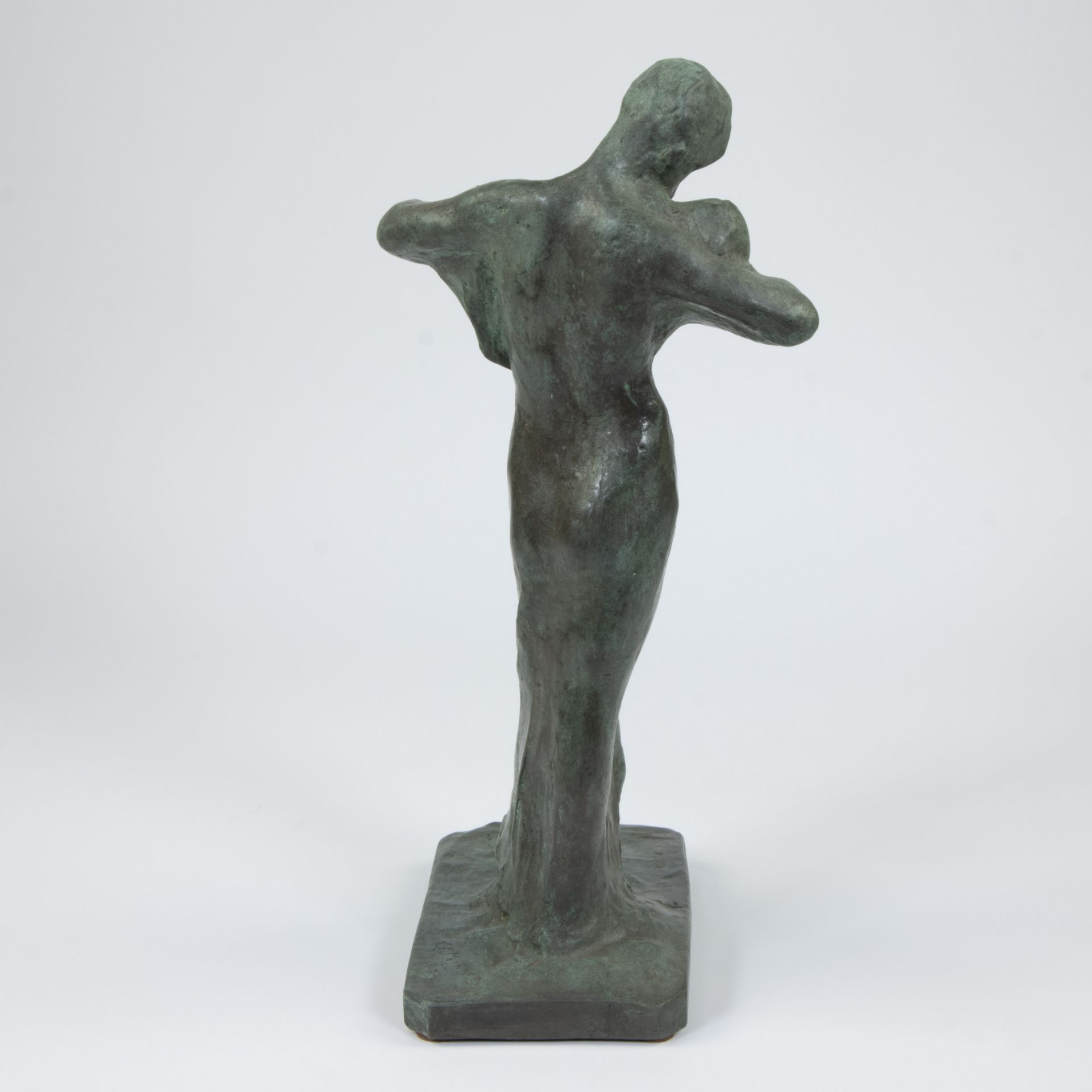 George MINNE (1866-1941), bronze Mother and child, signed and dated 1928 - Bild 5 aus 8