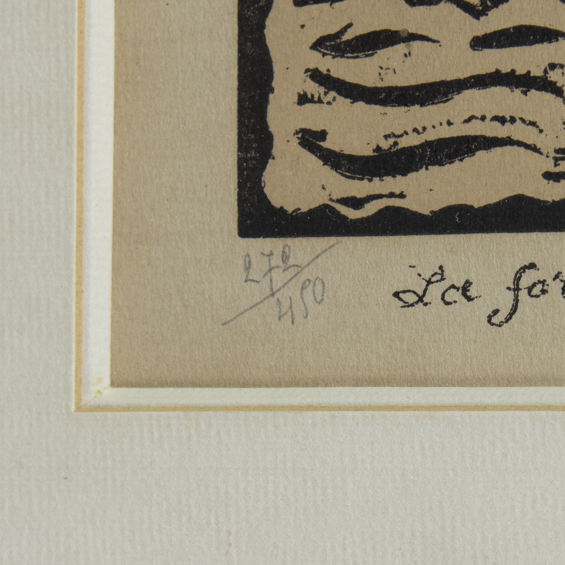 Edgard TYTGAT (1879-1957), woodcut La fortune de la roulotte, numbered 272/450 and signed in the pla - Image 8 of 8