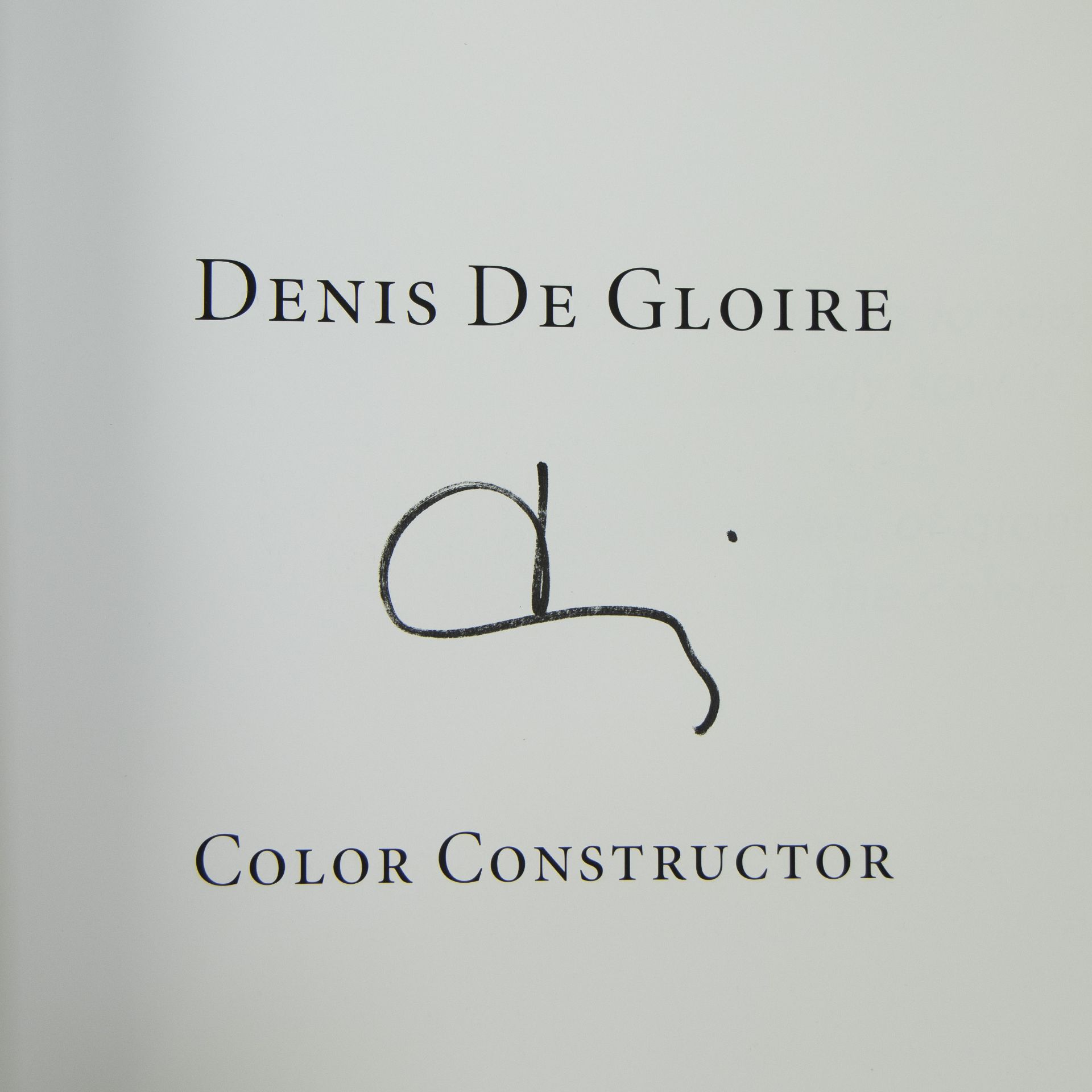 Denis DE GLOIRE (1959), book Color Constructor with painted cover (on canvas), signed and dated 2015 - Image 3 of 5