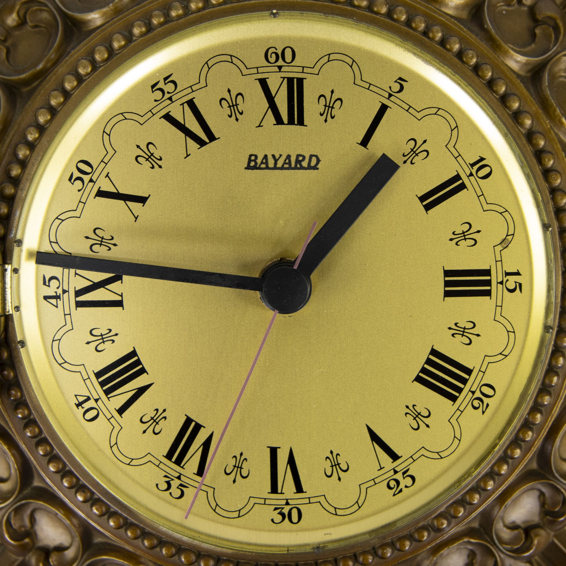 Sunburst clock Bayard 1956, Syroco USA - Bild 2 aus 4