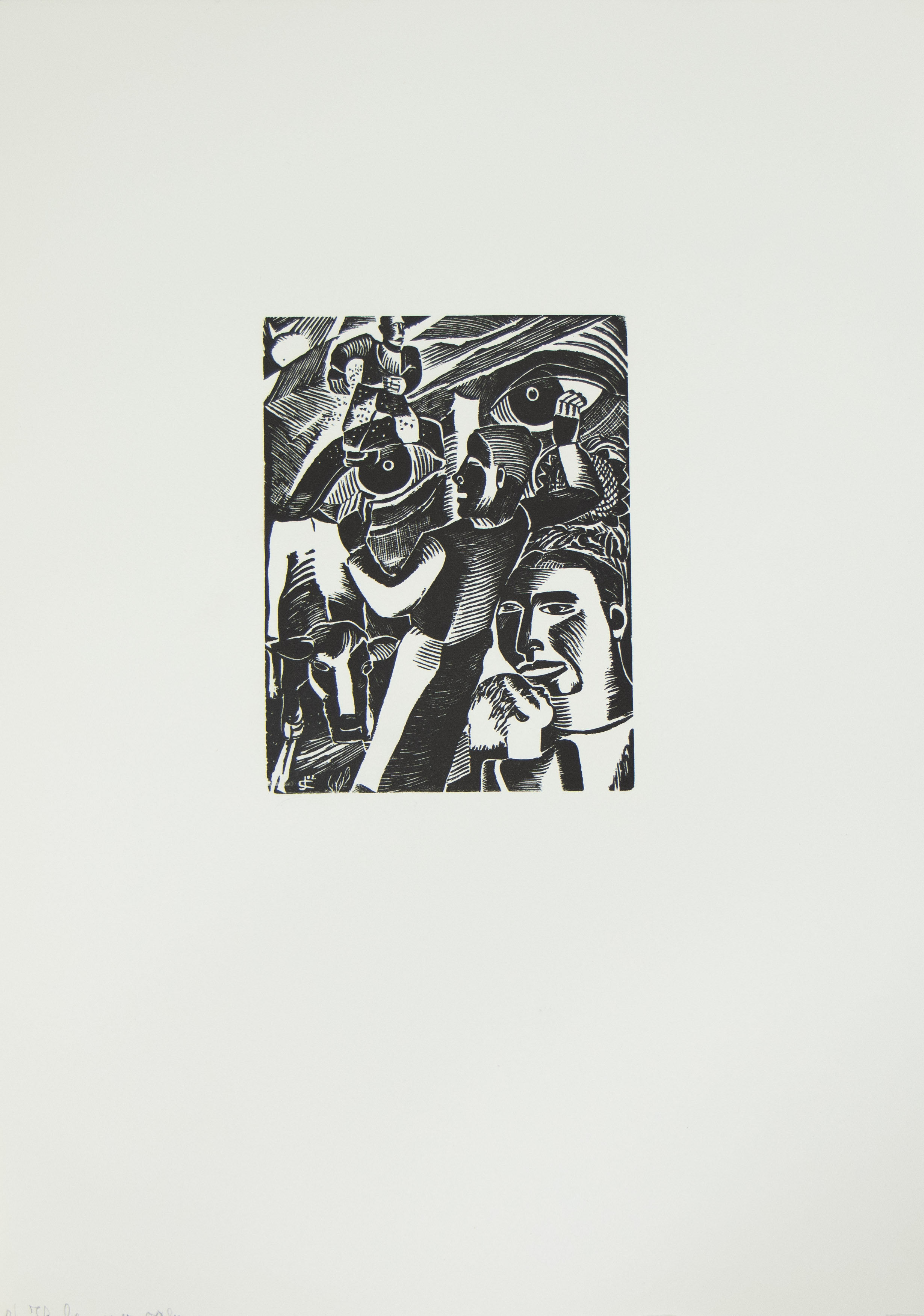 Jozef CANTRÉ (1890-1957), full stretch of woodcuts for 'the peasant dying' by Karel van de Woestijne - Bild 10 aus 16