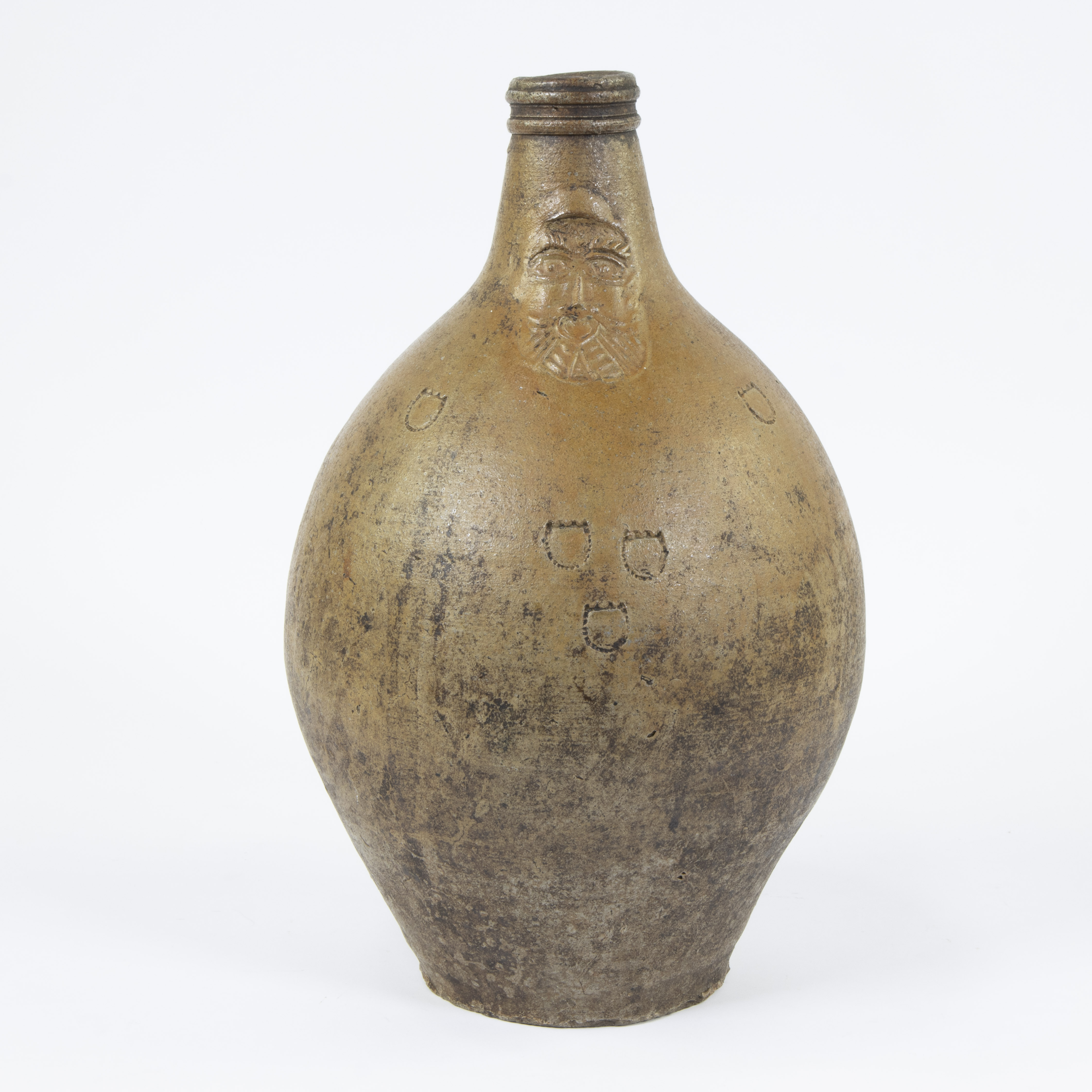 Stoneware bearded jug - Image 5 of 5