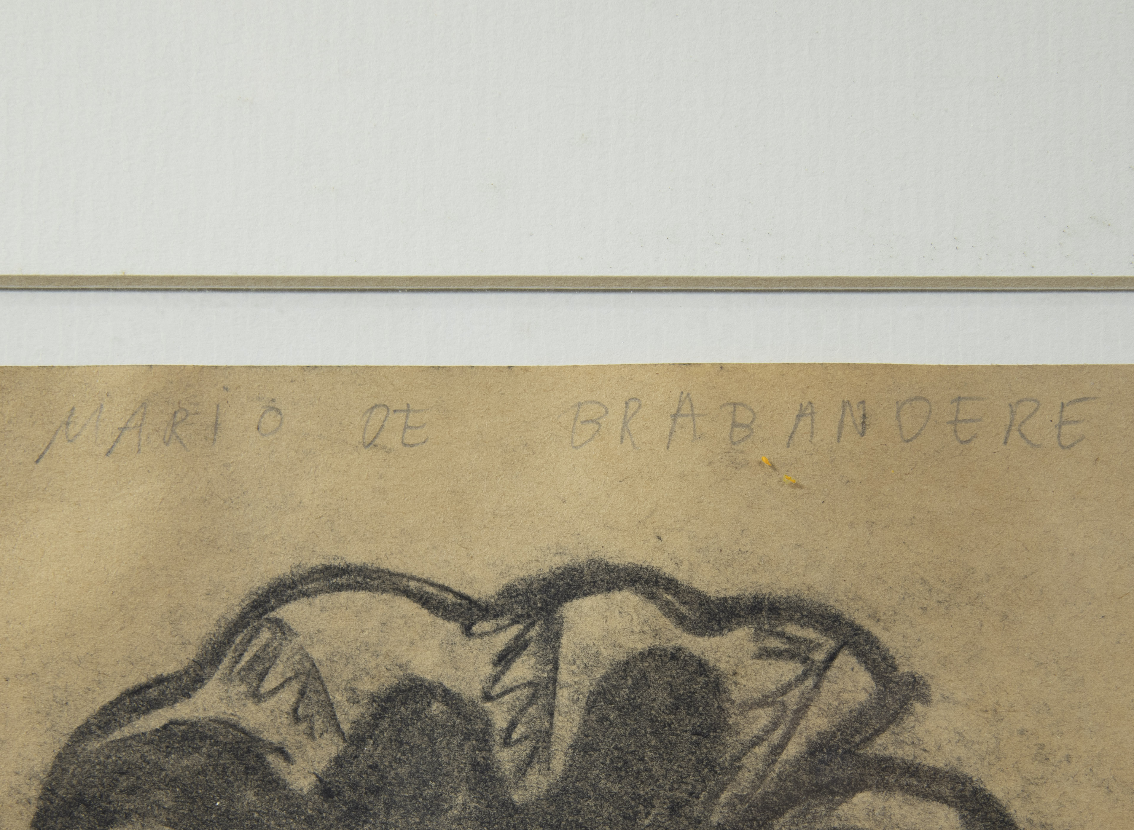 Mario DE BRABANDERE (1963), charcoal Still life, signed - Image 3 of 3