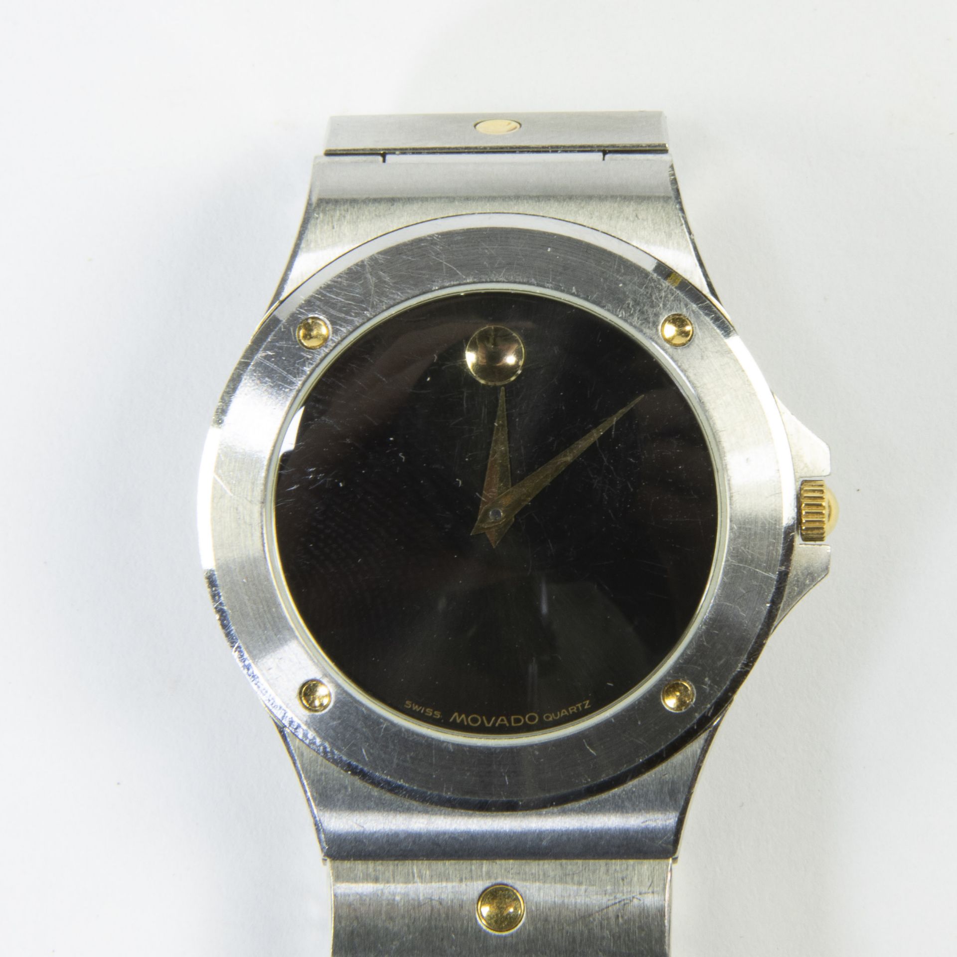 2 wristwatches, TISSOT PR100 Swiss made and MOVADO Quartz Swiss made - Bild 3 aus 6