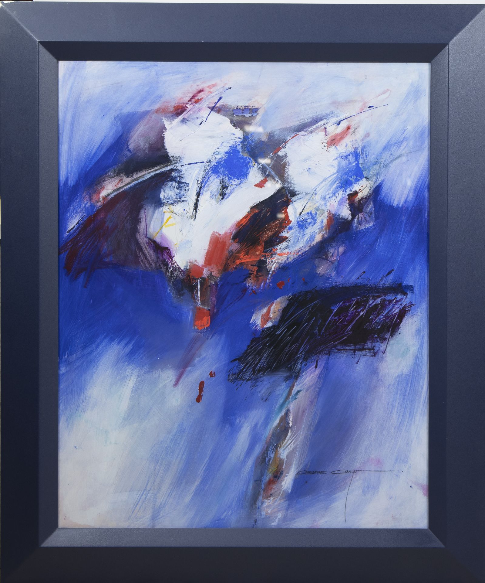 Christine COMIJN (1957), oil on paper Untitled, signed - Image 2 of 4