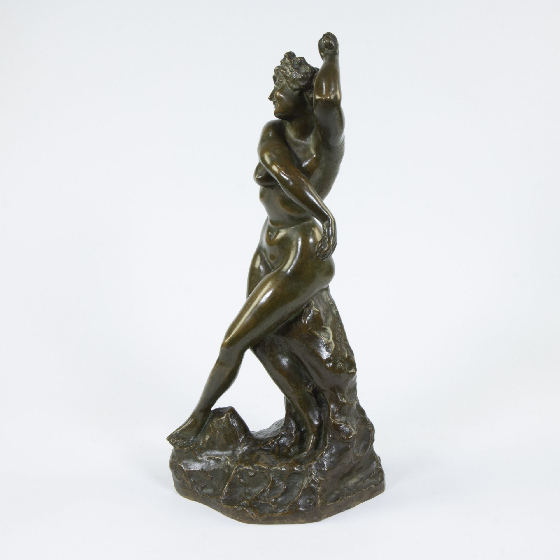 Jef LAMBEAUX (1852-1908), bronze sculpture of female nude, signed - Bild 2 aus 7