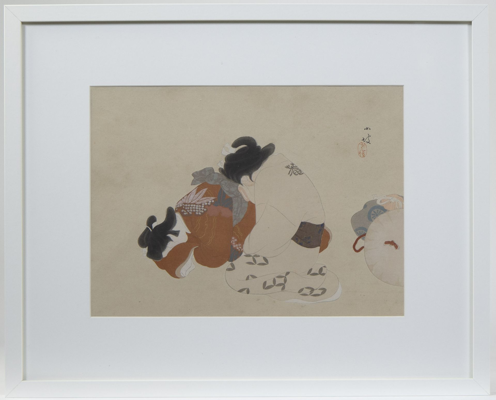 Collection of 3 Japanese prints circa 1900 - Bild 7 aus 7