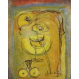 Jan Latinne (1939 Hamont), mixed media on paper Untitled, signed