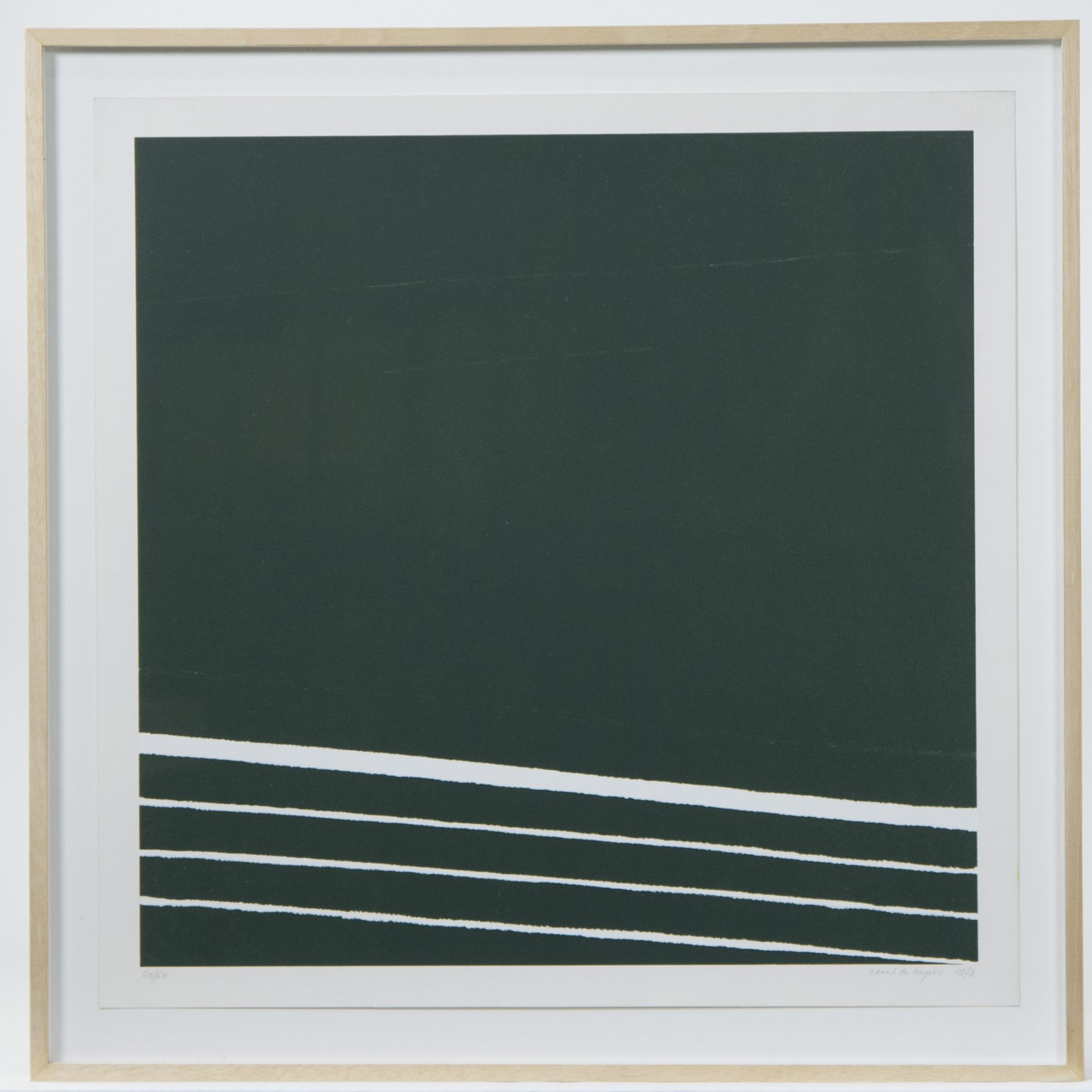 Raoul DE KEYSER (1930-2012), original folder with 5 silkscreen prints Wakken, numbered 60/60, signed - Bild 10 aus 13