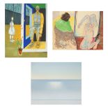 3 lithographs, Maurice Van Saene EA 'The rhythm of the sea', Hugo Claus 'Apparitions' and Hans Vande